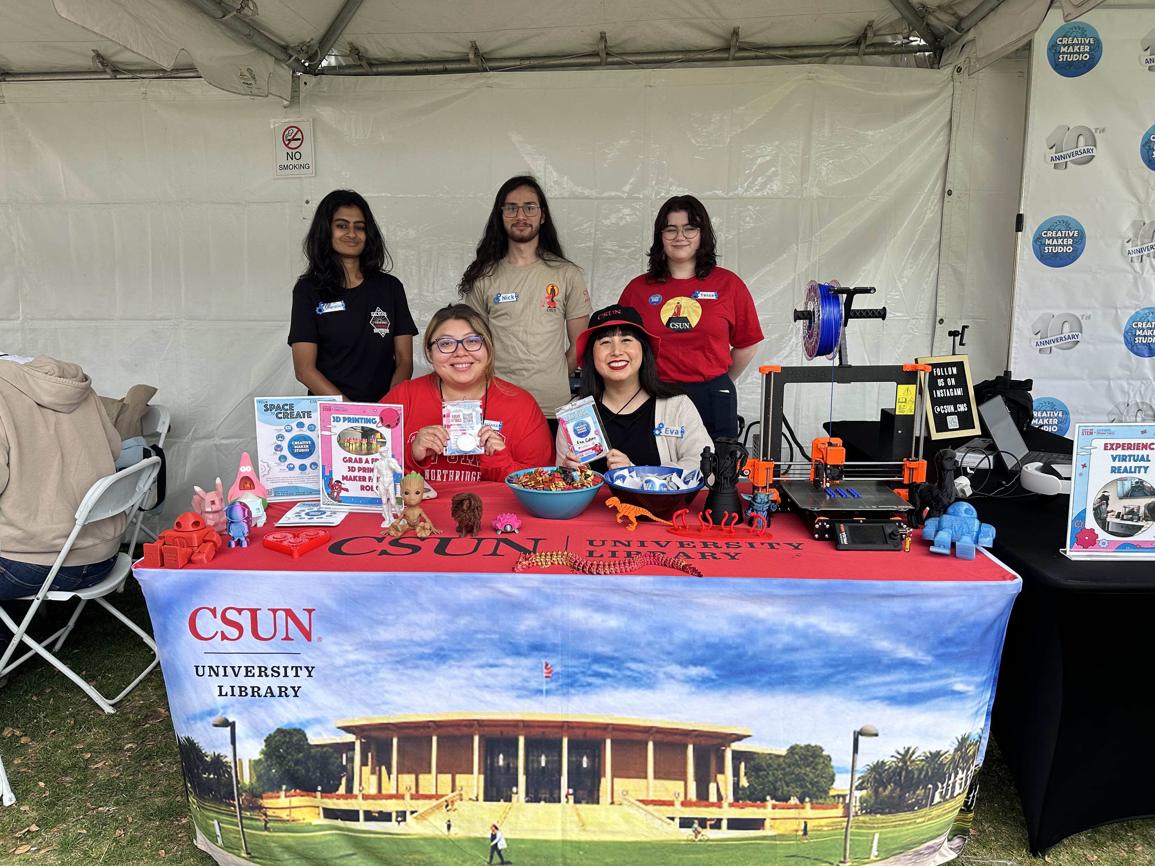Cal State Northridge University Library: Creative Maker Studio - exhibit detail 6