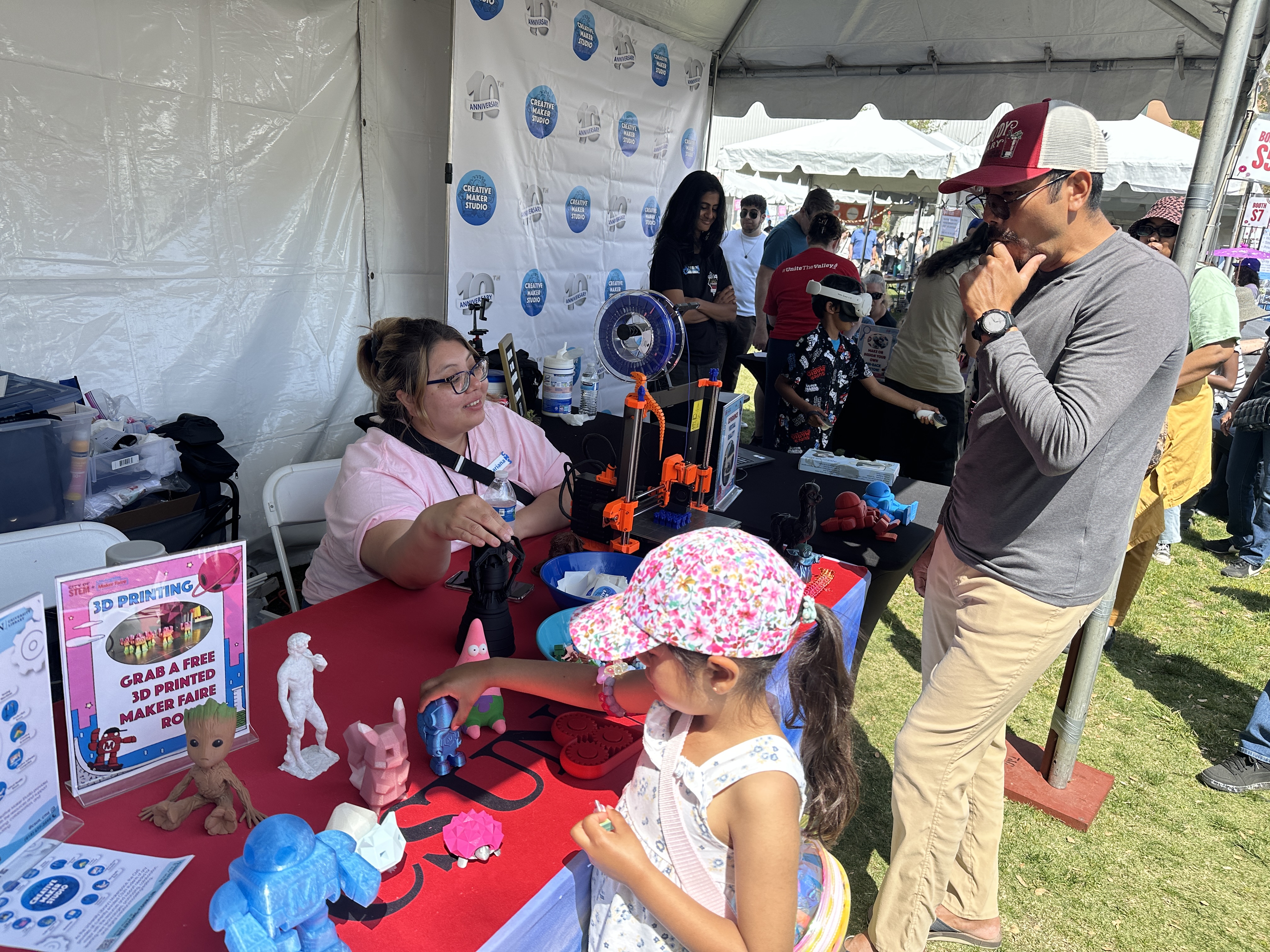Cal State Northridge University Library: Creative Maker Studio - exhibit detail 1