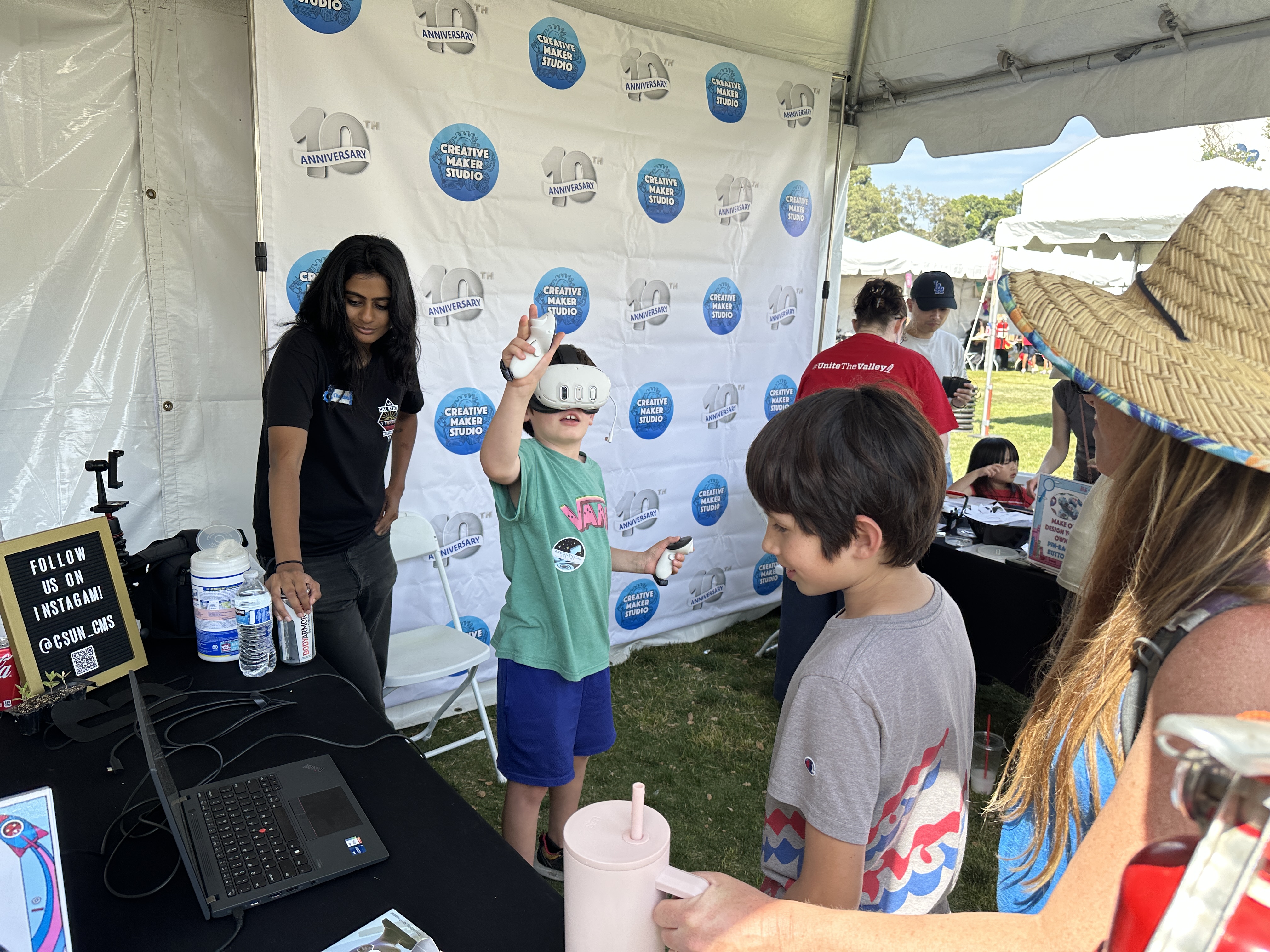 Cal State Northridge University Library: Creative Maker Studio - exhibit detail 3